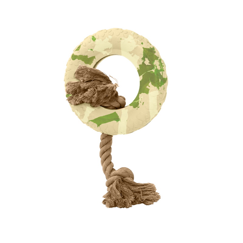 Rubber Tire Biter With Rope, Large