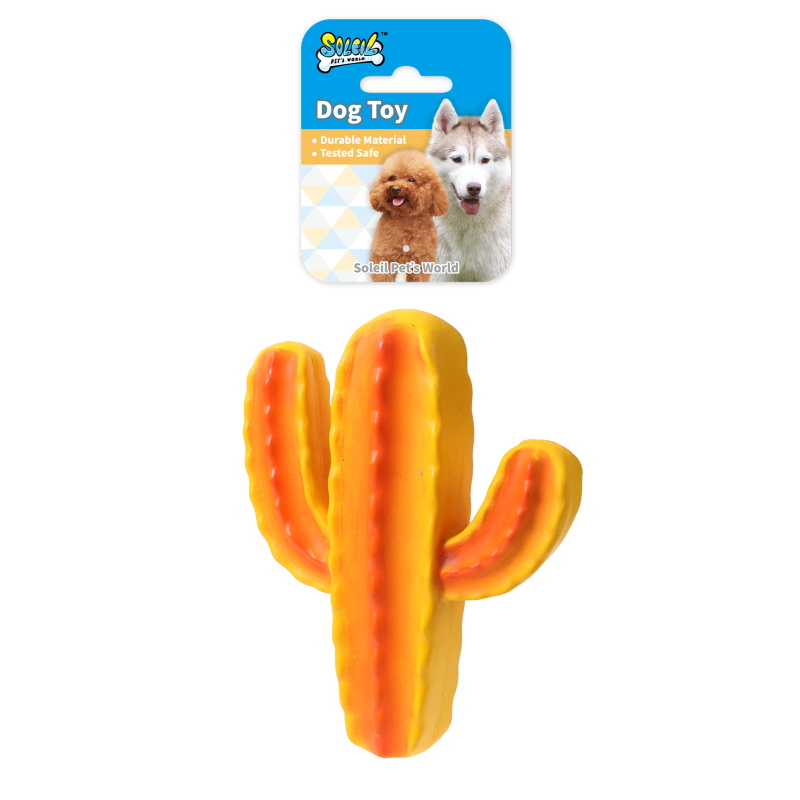 LATEX DOG TOY CACTUS