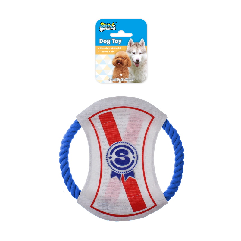Plush Dog Toy Flying Disc