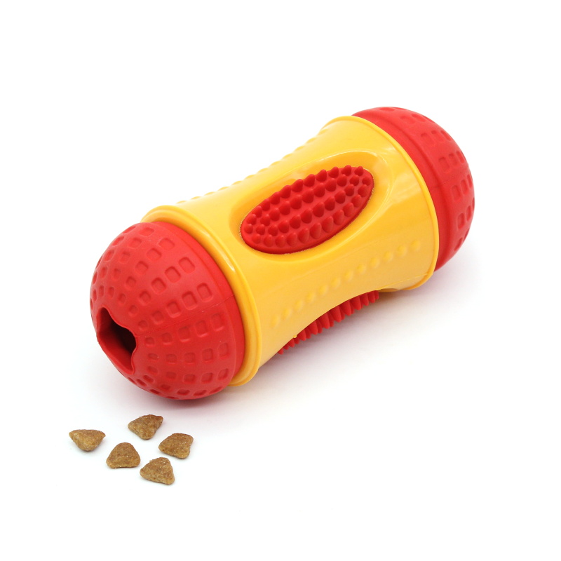 RUBBER DOG TOY WAIST DRUM