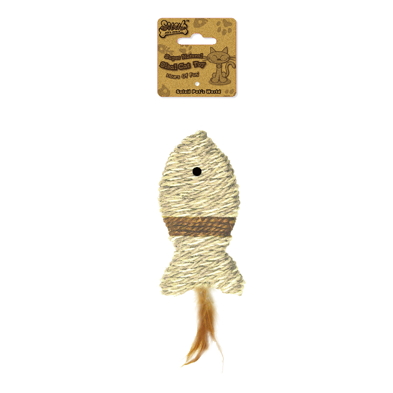 Cat Scratching Sisal Fish