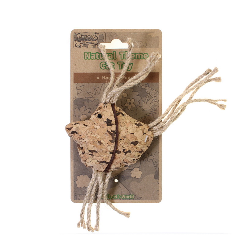 Cat Toy Fish with Jute Rope