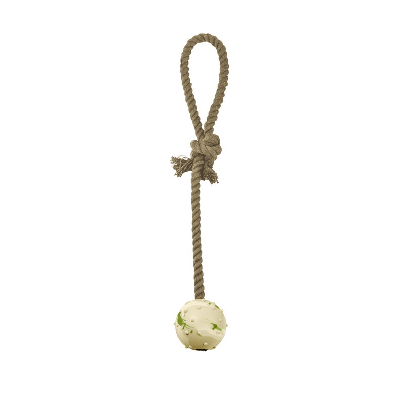 Rubber Ball W/pulling Up Rope